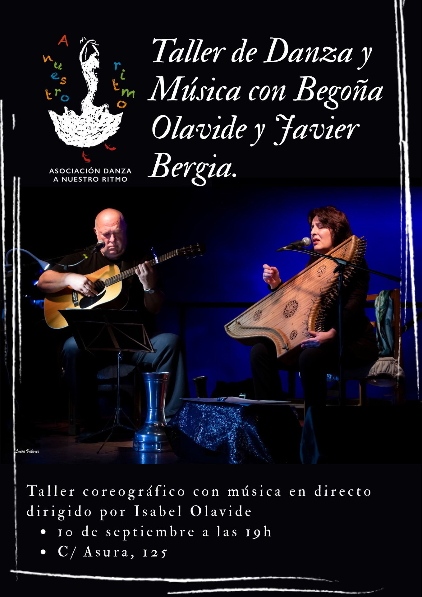 Taller de danza y música con Begoña Olavide y Javier Bergia